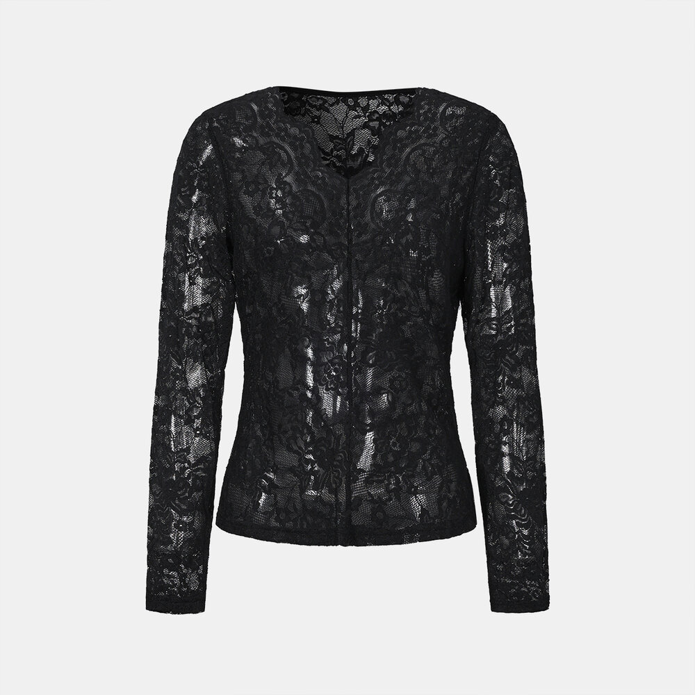 Elegante Langarm-Tops aus Spitze h5Bild3