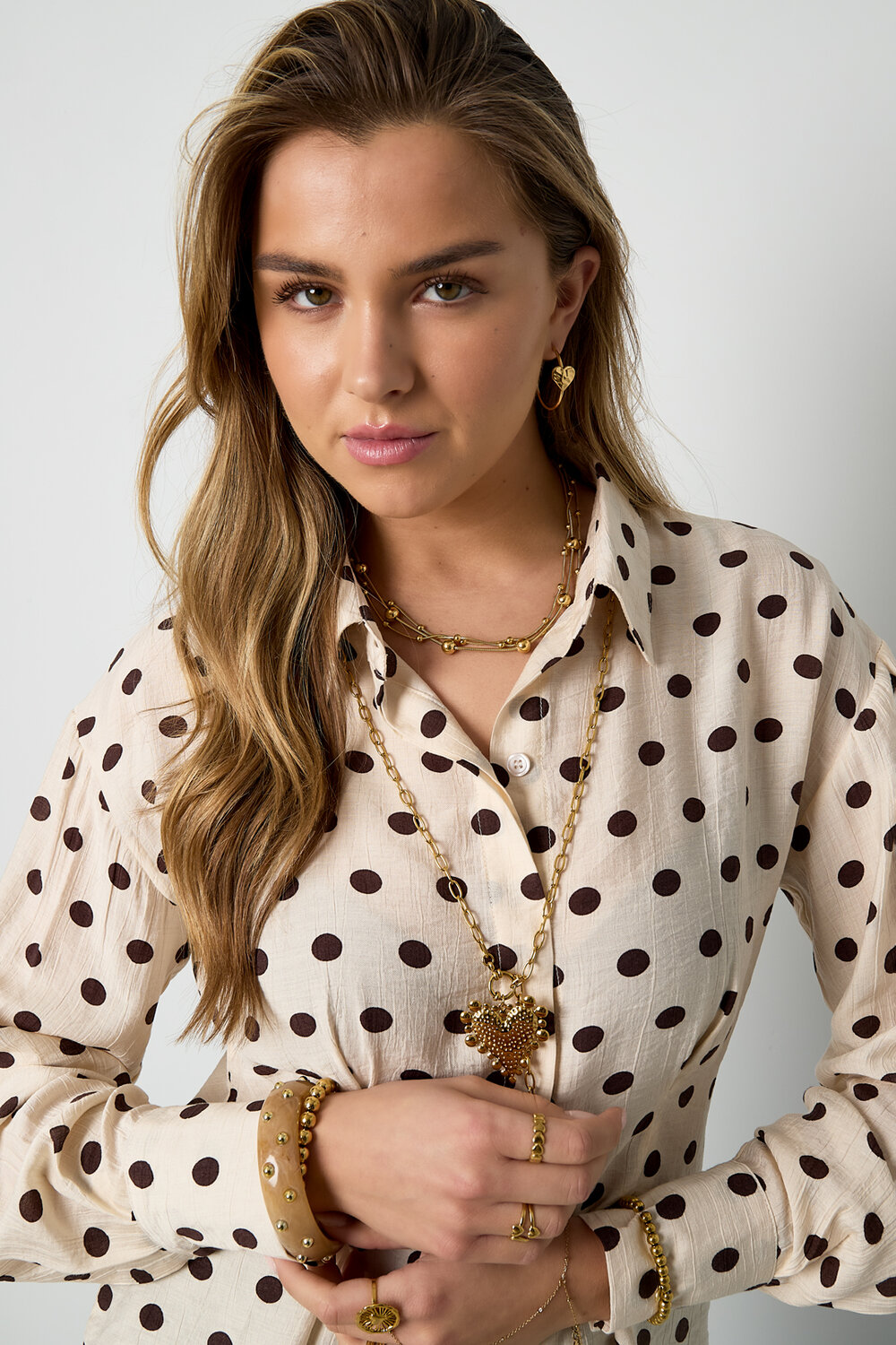 Collana a strati con pois h5Immagine4