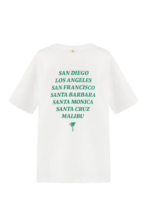 Cotton Women's T-shirt California Cities Print h5 Picture7