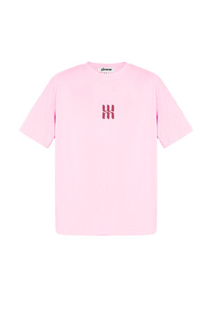 Cotton Women's T-shirt Oversized Minimalist Logo h5