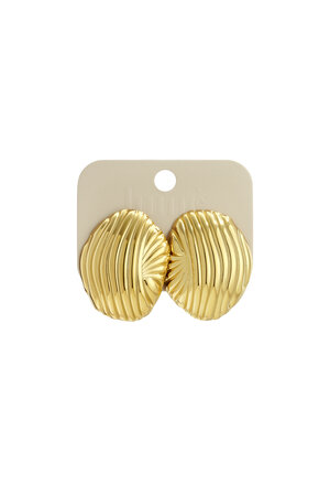 Stainless Steel Stud Earrings irregular shape Casual Daily Simple Series Women's jewelry h5 Picture5