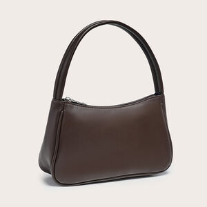 Office Style Solid Color Pu Women's Underarm Bag h5 Picture2