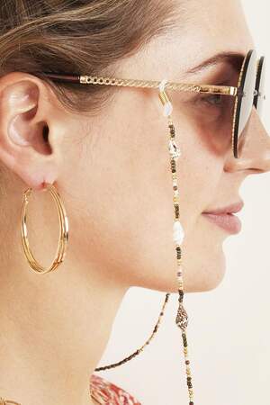Gafas De Sol Cord Shell Mix Negro Perlas h5 Imagen2