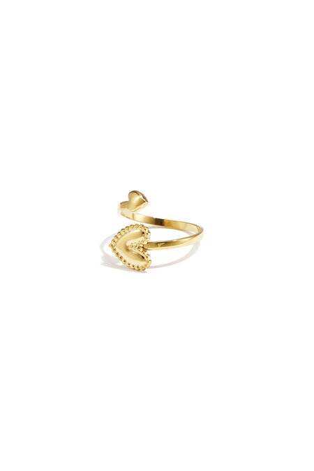 Ring with adjustable hearts 2
