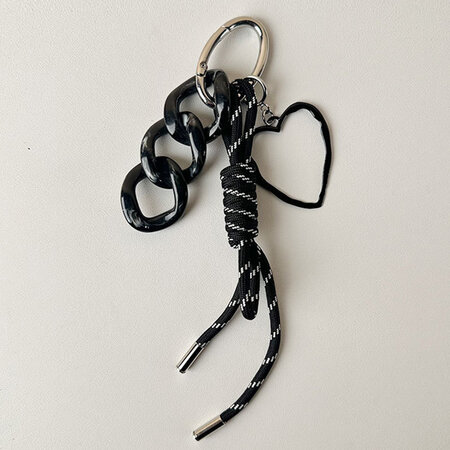1 Piece Sport Series Black Color Women's Bag Charms 2