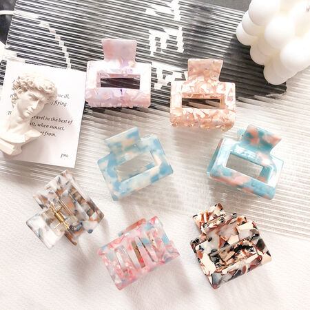 Simple Series Elegant Colorful Acetate Women's Hair Claws