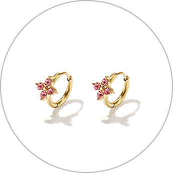 Boucles d'Oreilles avec Pierre