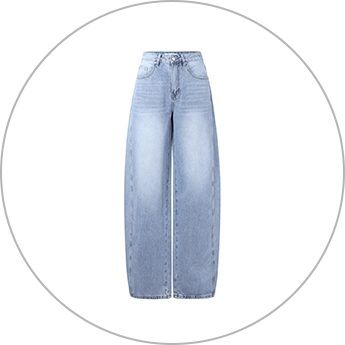 Jeans mit Weitem Bein