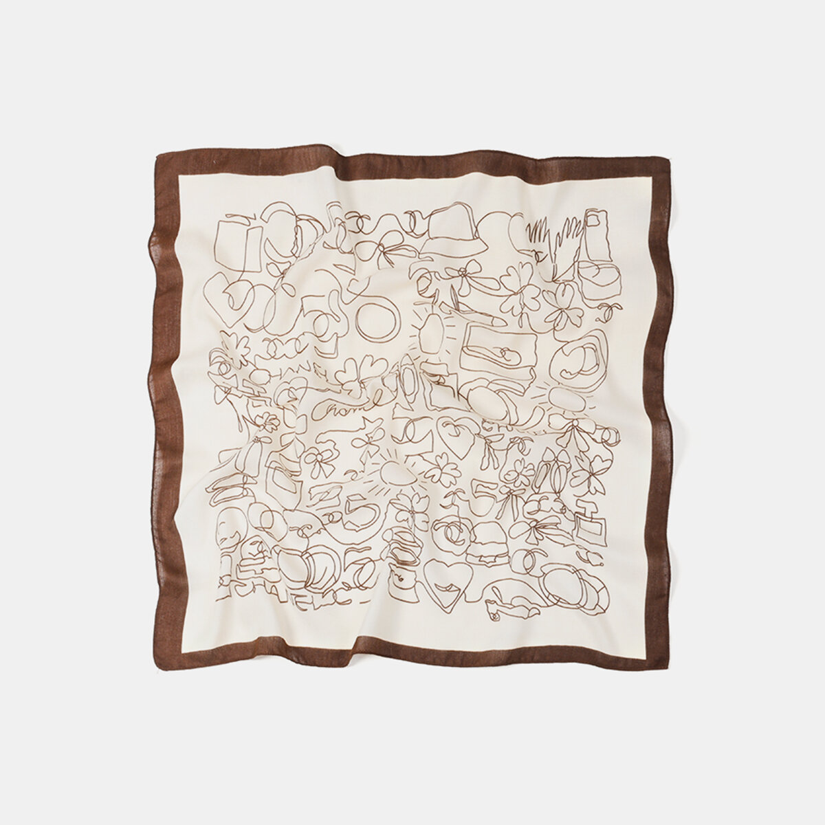 1 Piece Stick Figure Polyester Bandana