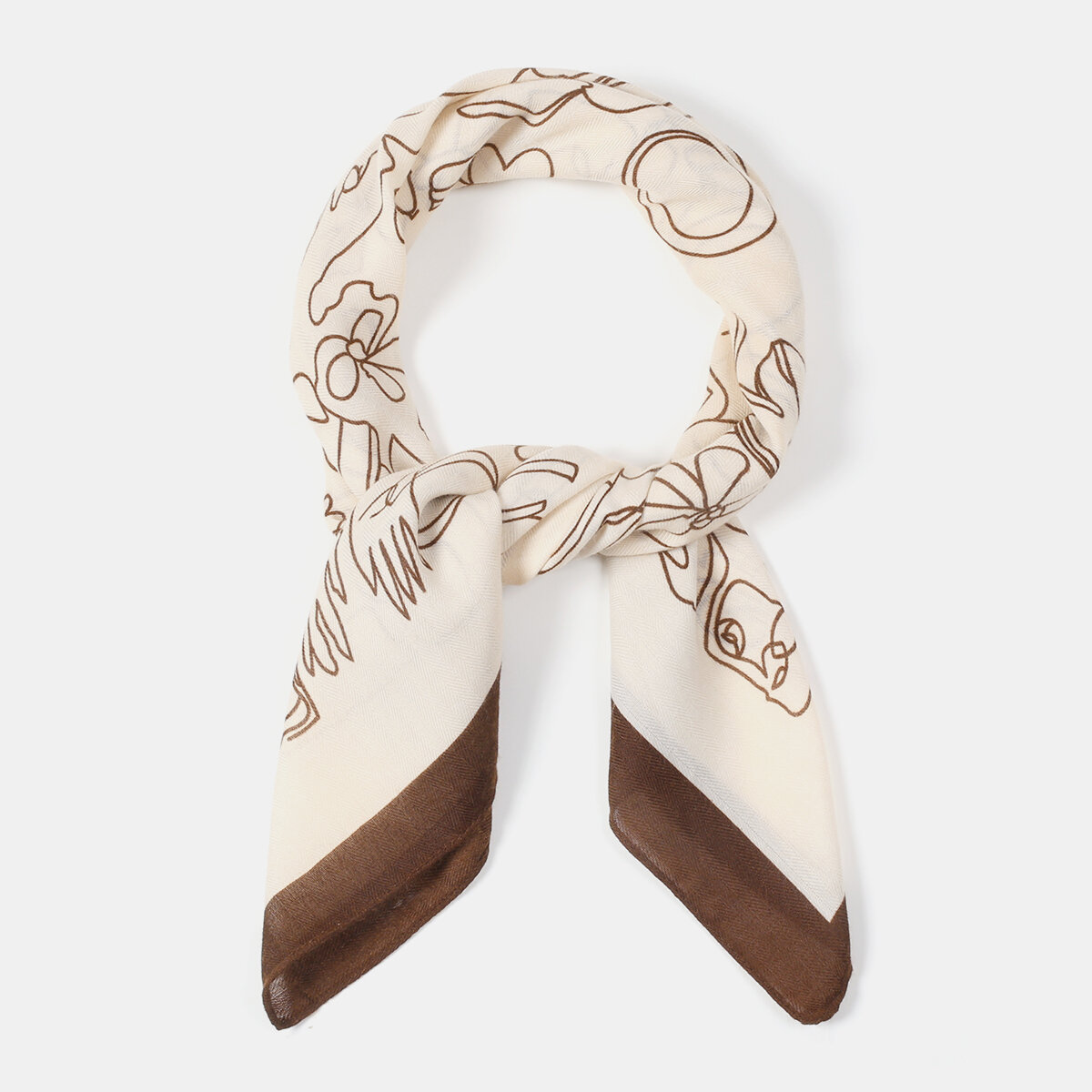 1 Piece Stick Figure Polyester Bandana 2