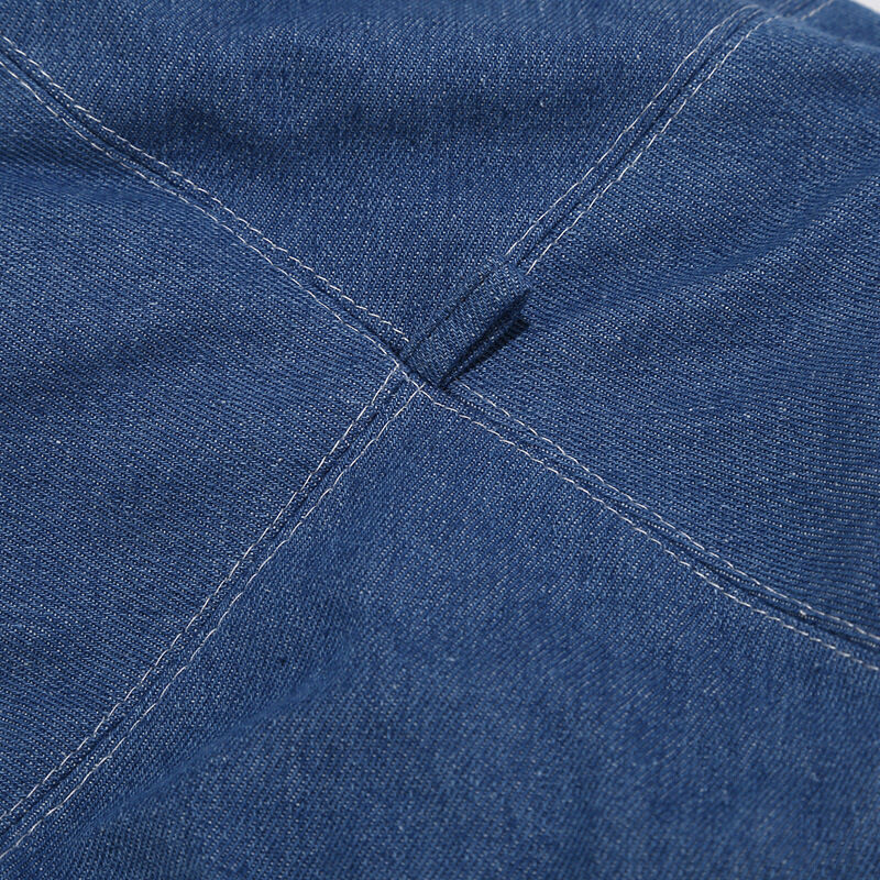Simple Solid Color Denim Fabric Women's Berets h5Picture5