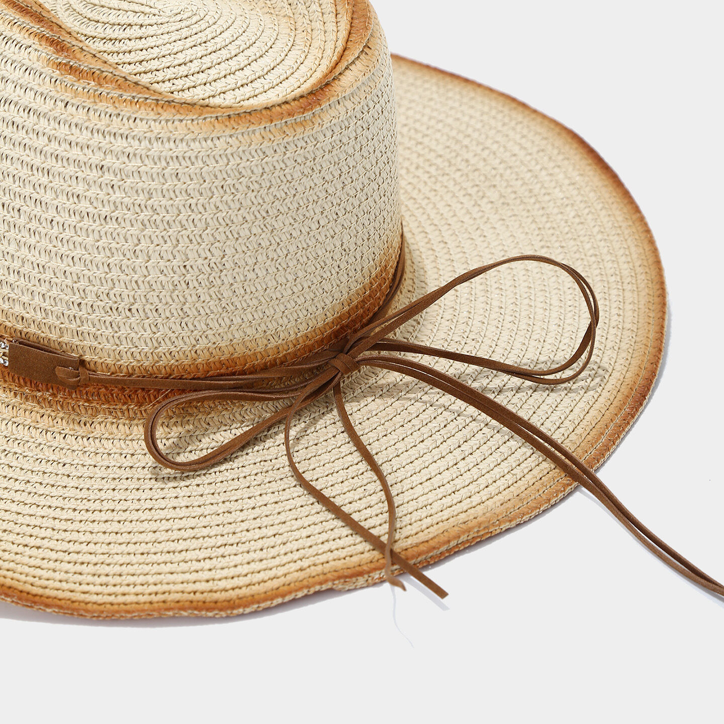 Vacation Crystal Mixed Color Women's Straw Hats h5 Picture5