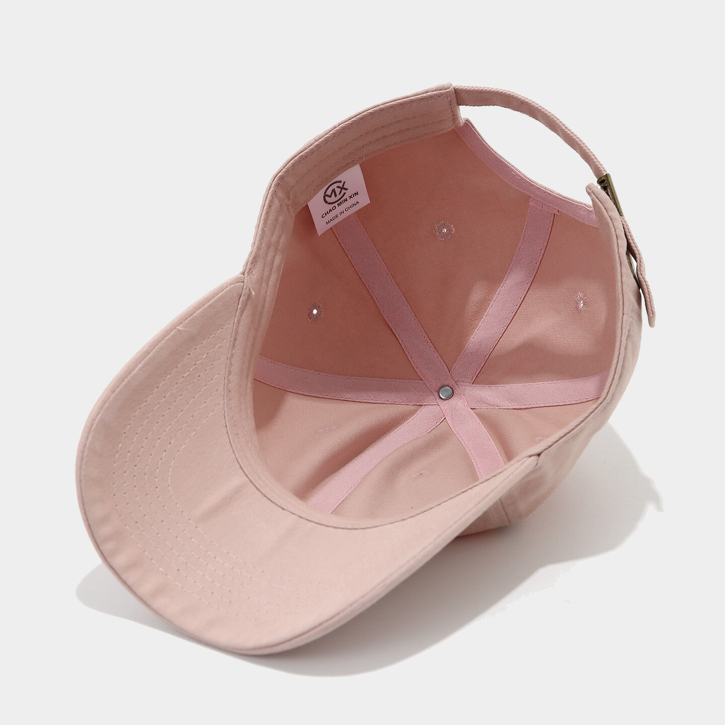 Classic Solid Color Fabric Unisex Baseball Cap h5 Picture5