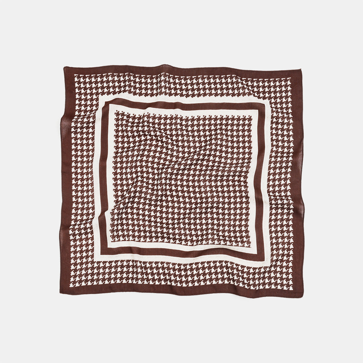 1 Piece Classic Houndstooth Pattern Polyester Bandana