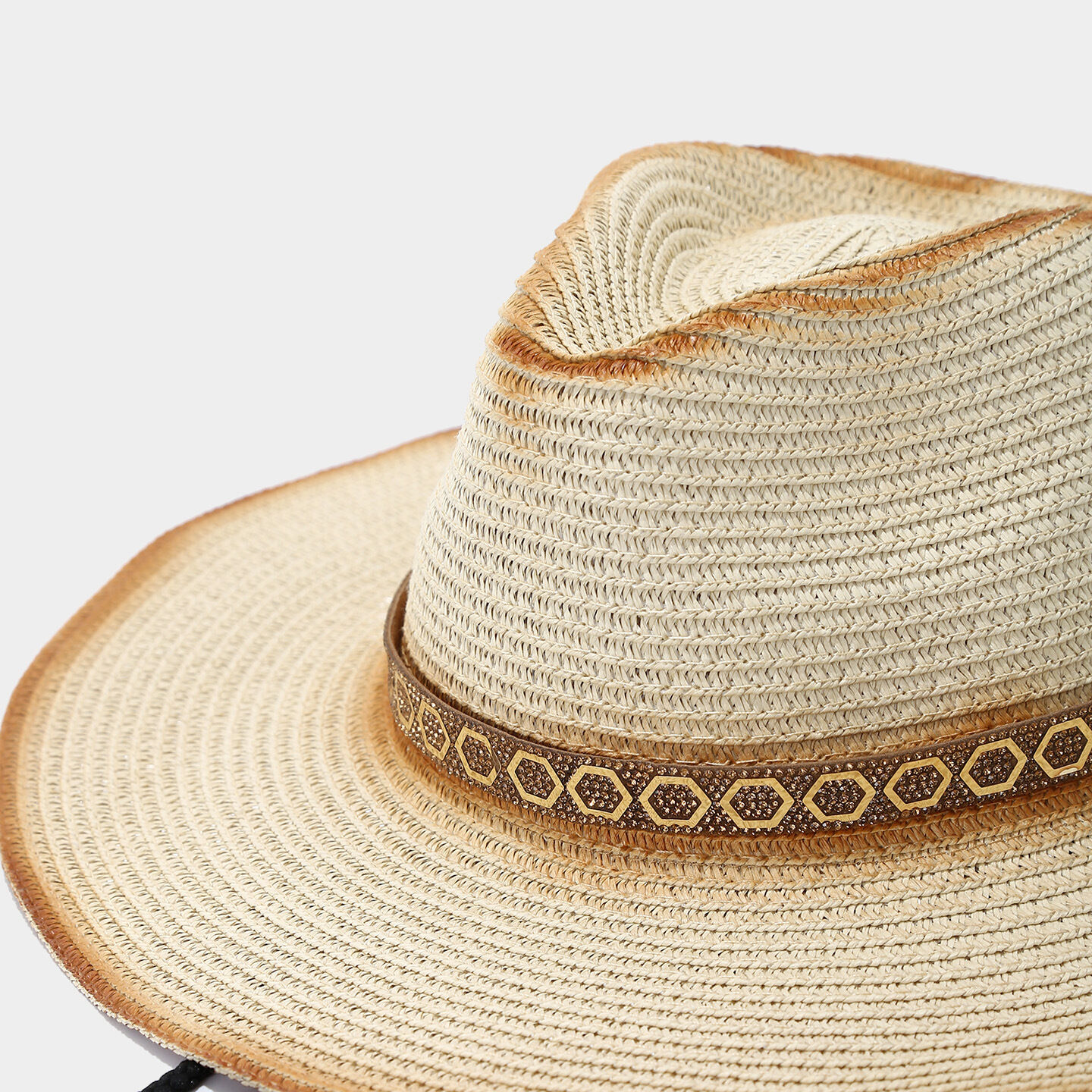 Vacation Crystal Mixed Color Women's Straw Hats h5 Picture4