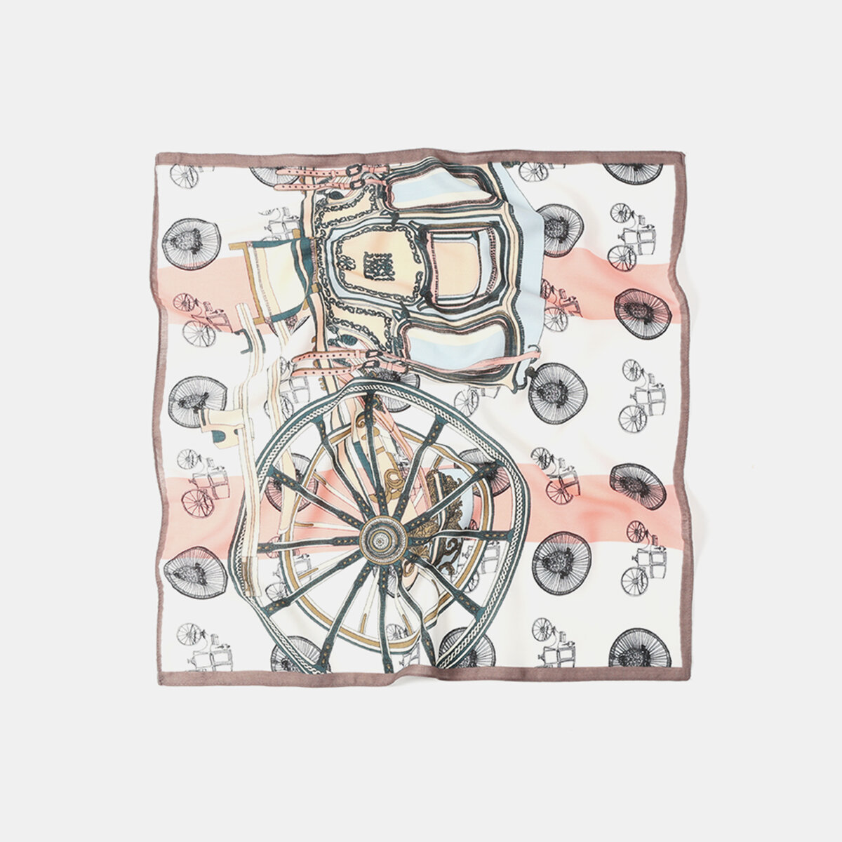 1 Piece Classic Carriage Polyester Bandana