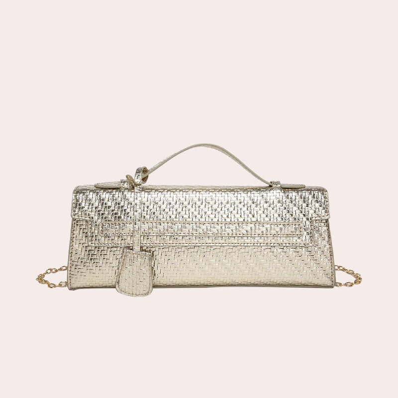 East-west Bag Shape Evening Style Solid Color Pu Women's  Clutches