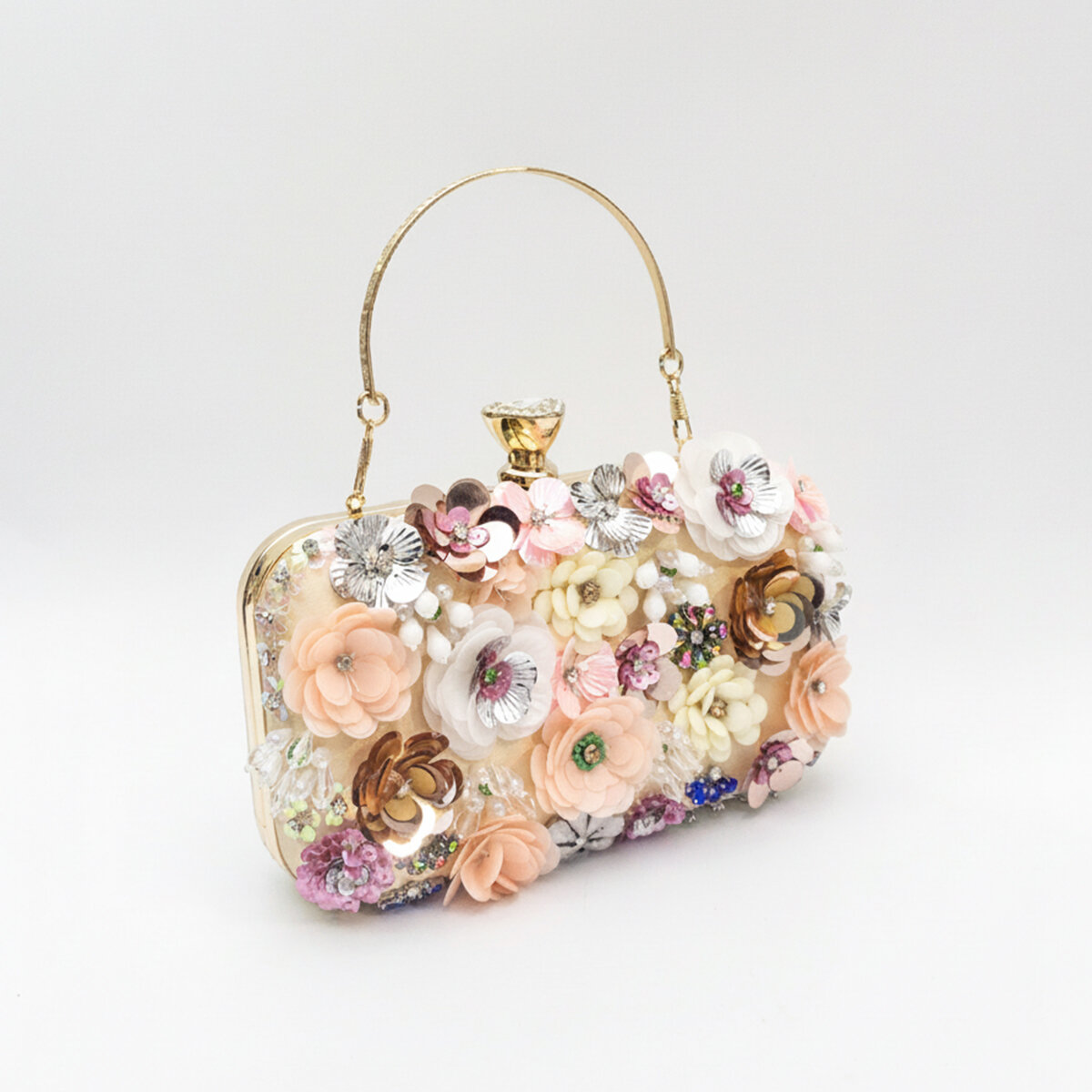 Evening Bag Style Flower Fabric Women's Clutches h5 Picture2