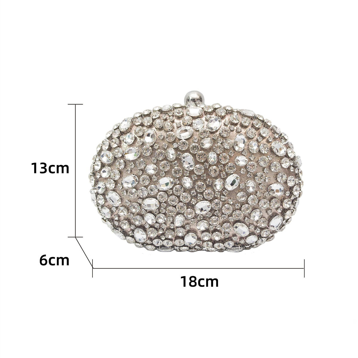 Evening Bag Style Glass Stone Women's Clutches Picture7