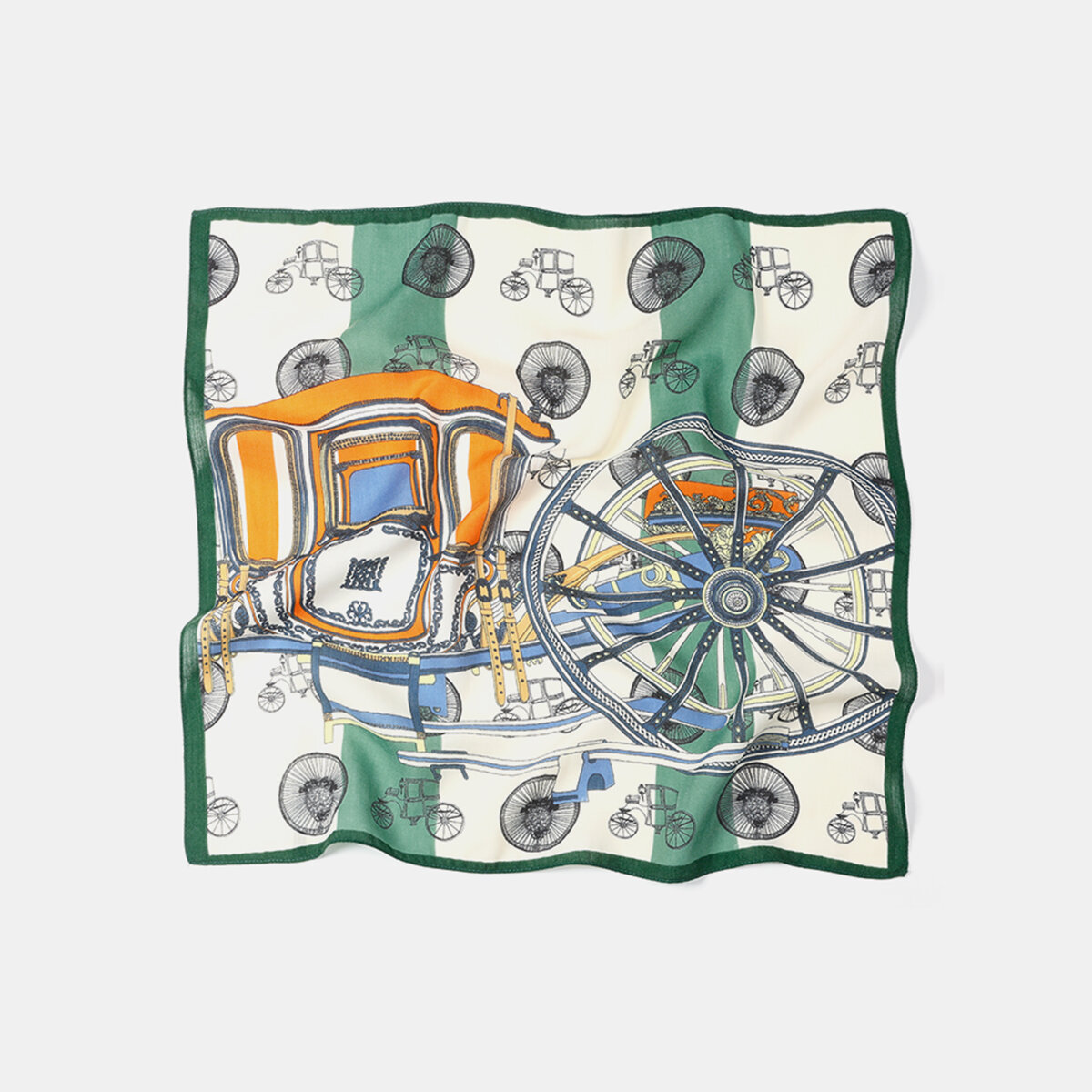 1 Piece Classic Carriage Polyester Bandana Picture2