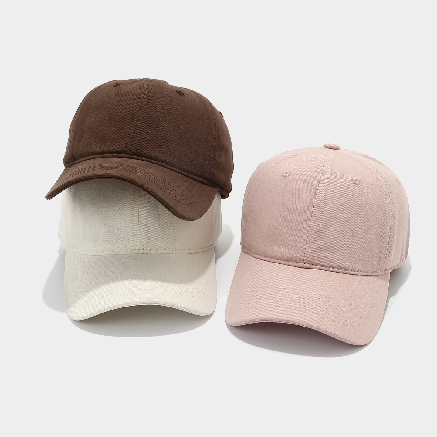 Cappellino da baseball unisex classico in tessuto tinta unita