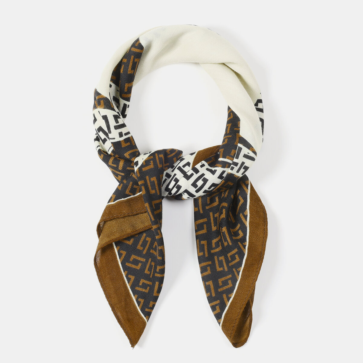 1 Piece Exquisite Plaid Polyester Bandana 2
