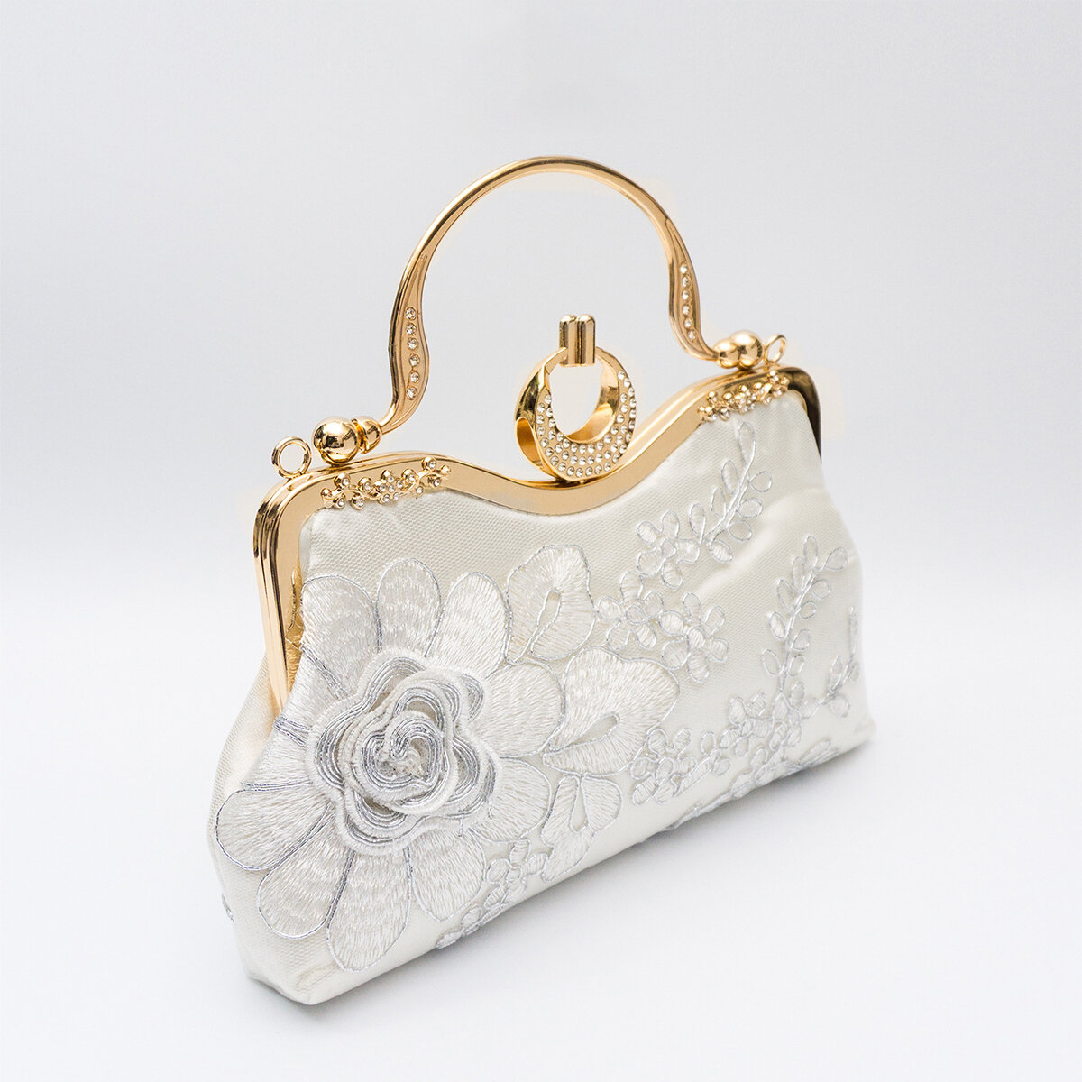 Evening Bag Style Flower Fabric  Women's Clutches