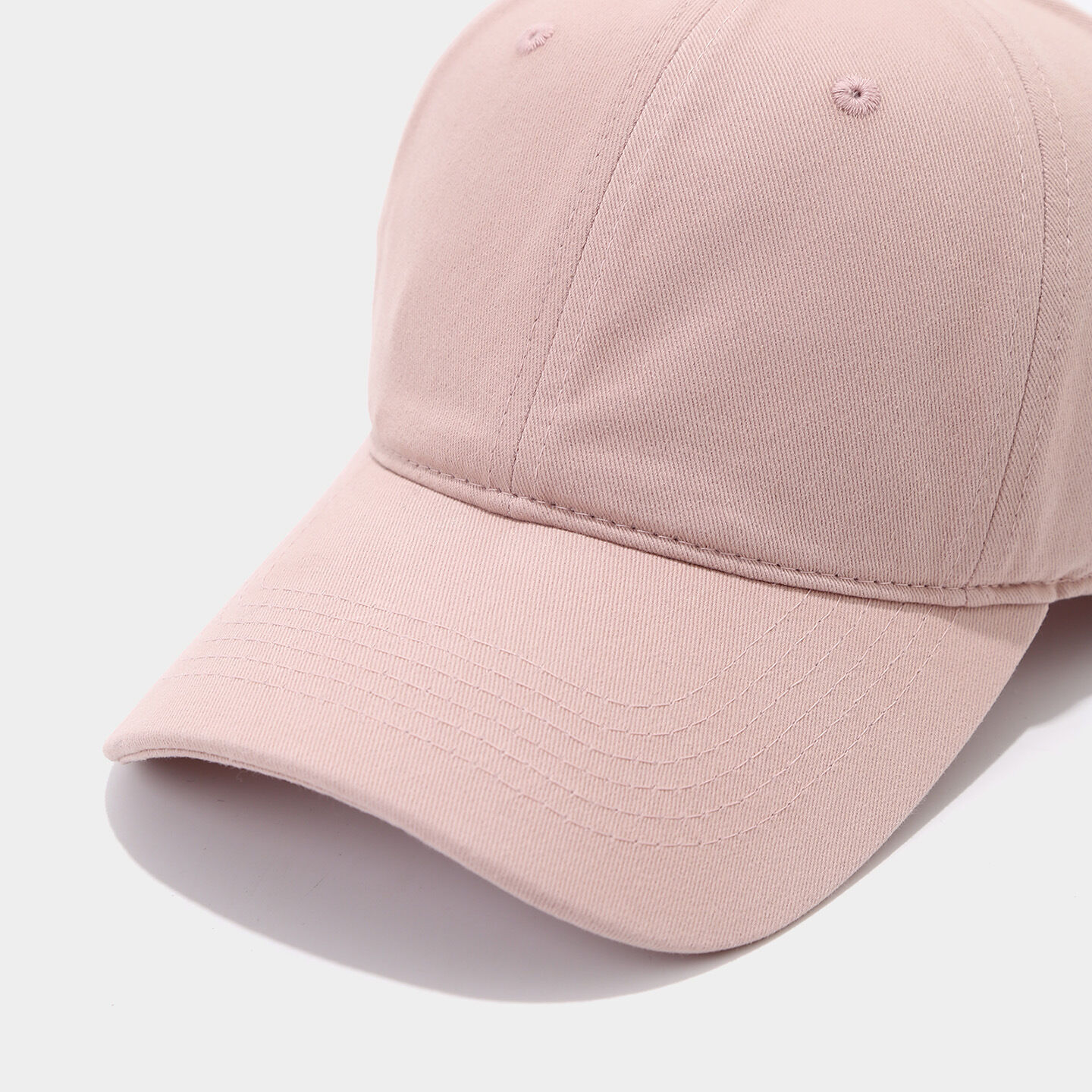 Classic Solid Color Fabric Unisex Baseball Cap Picture4