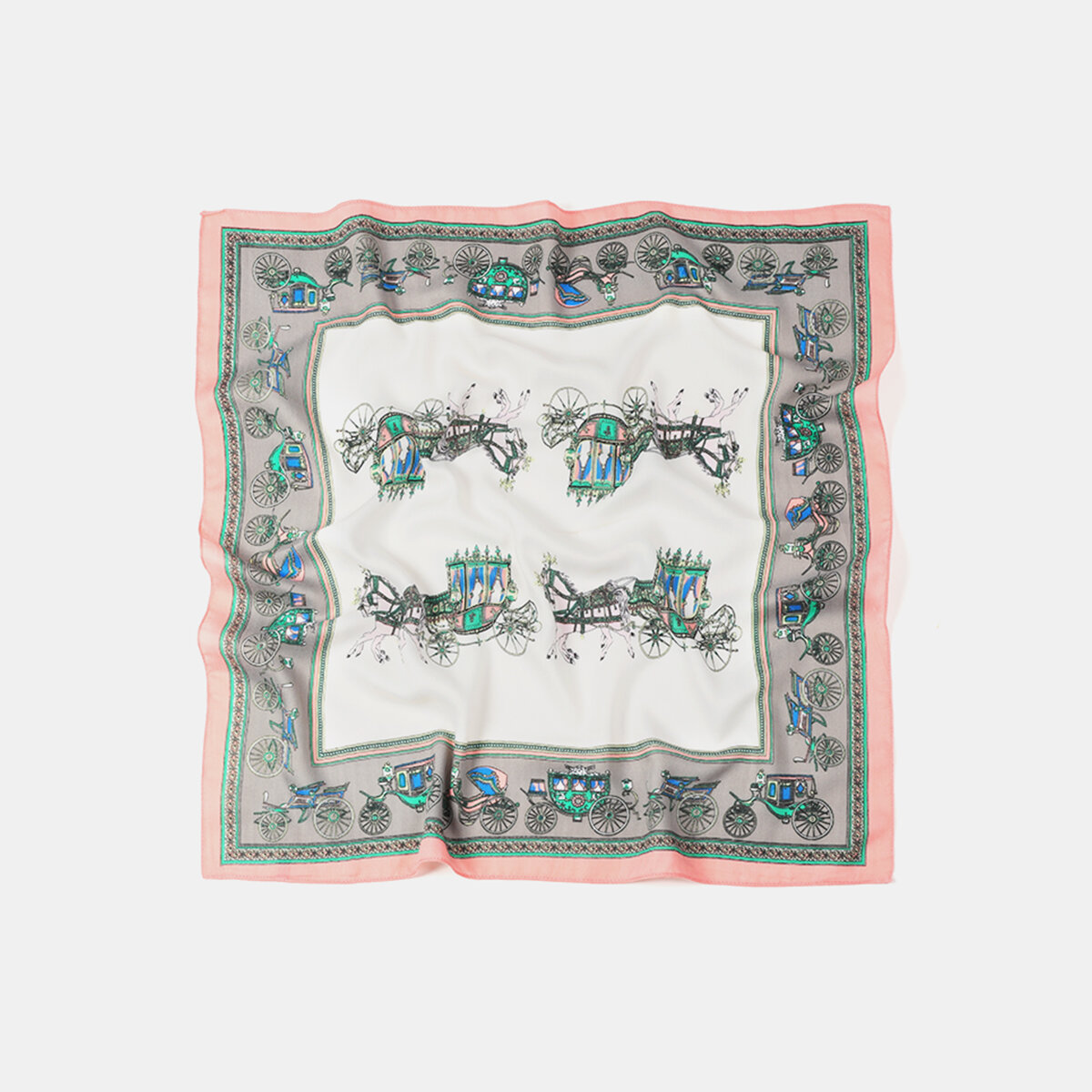 1 Piece Luxurious Carriage Polyester Bandana 2