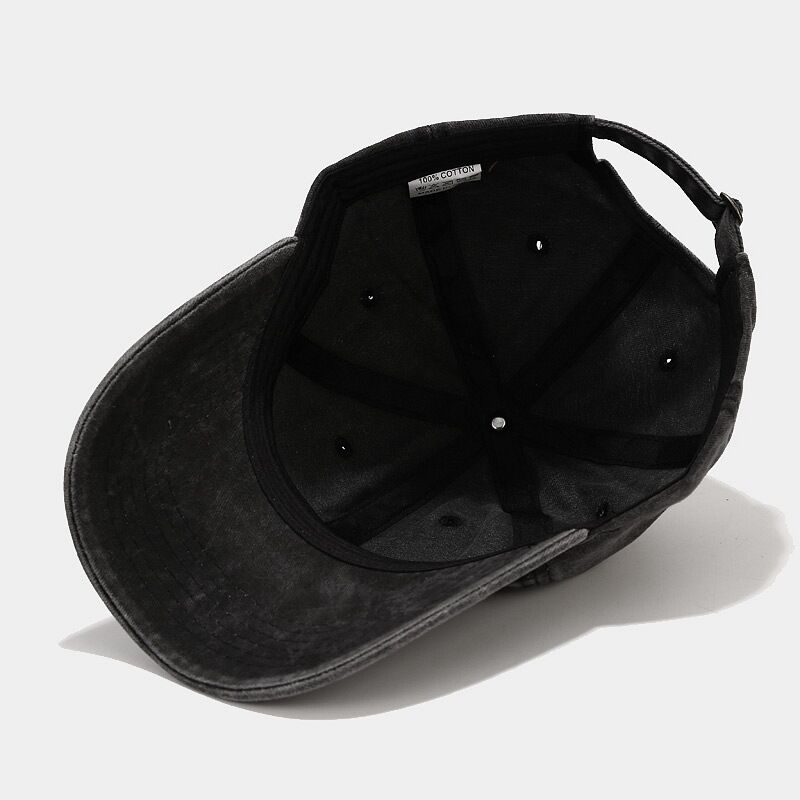 Casual Solid Color Fabric Baseball Cap h5Picture4