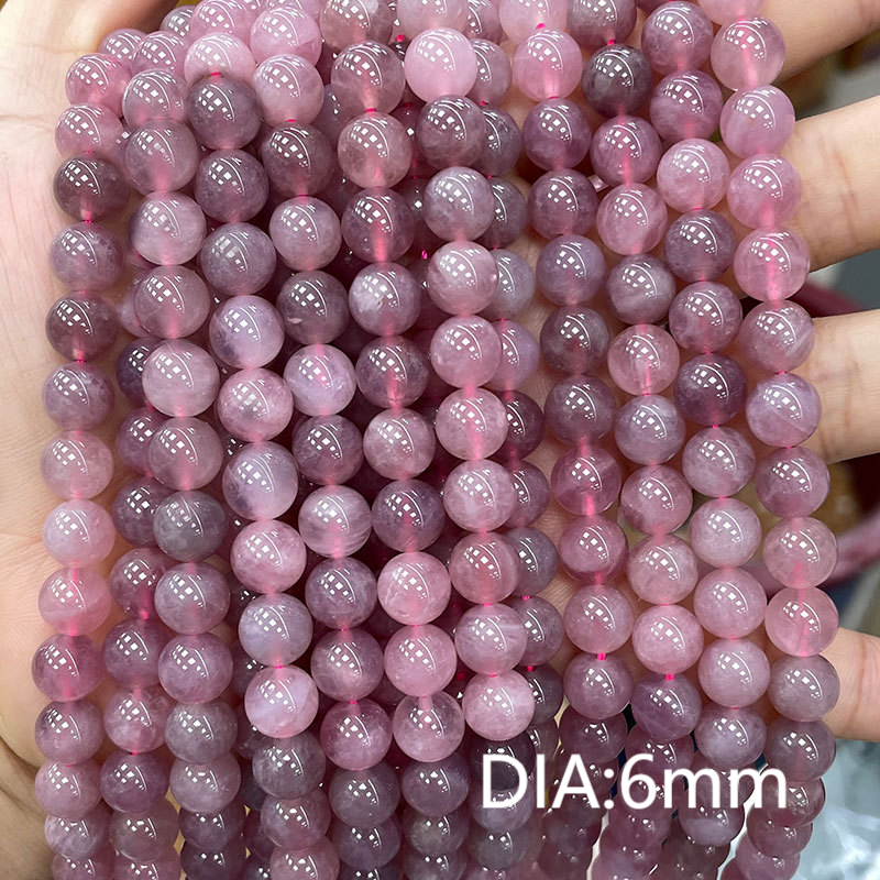 Natural Purple Horse Powder Beads 