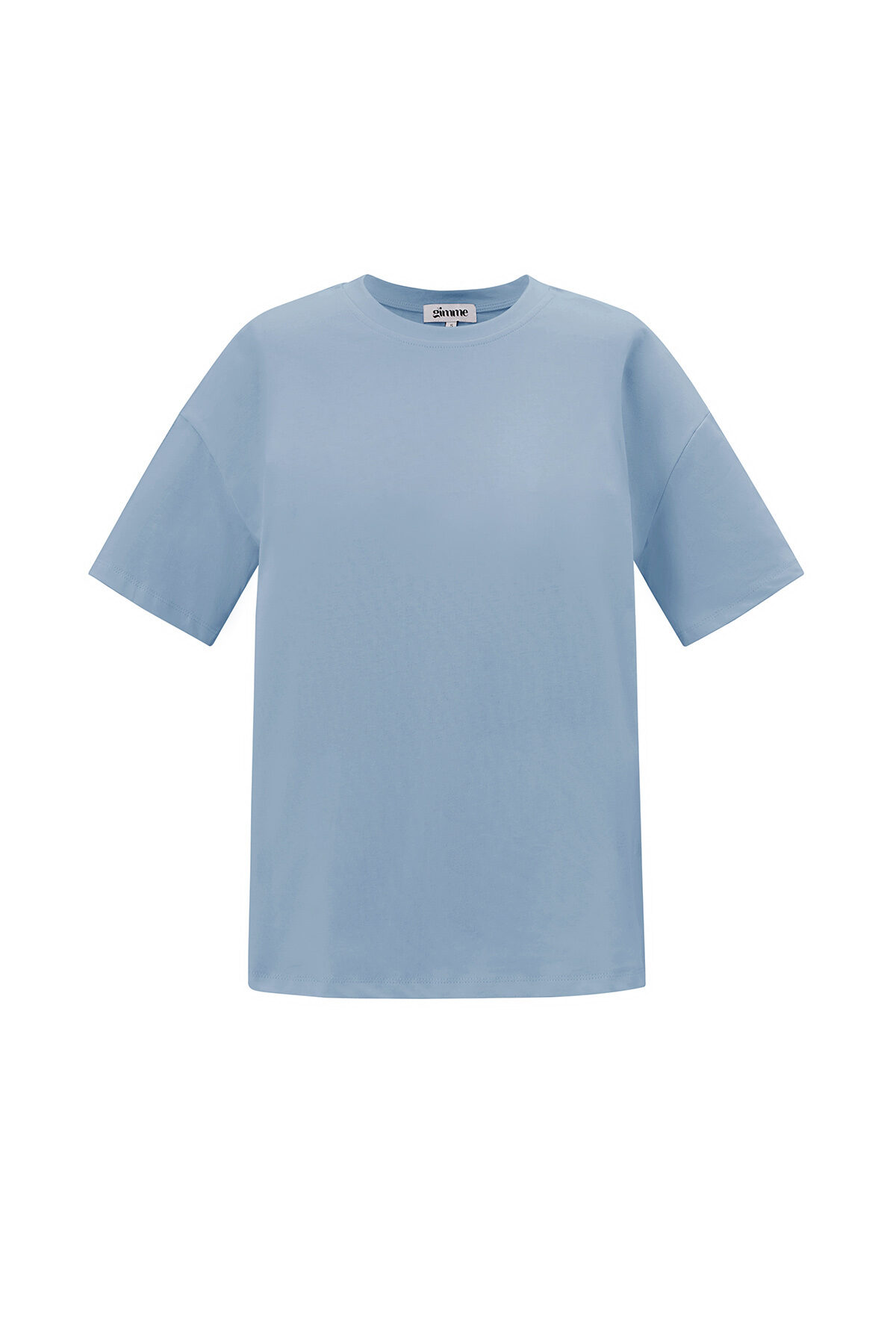 Baumwolle Gestrickte Damen T-Shirt Casual Einfarbig h5Bild8