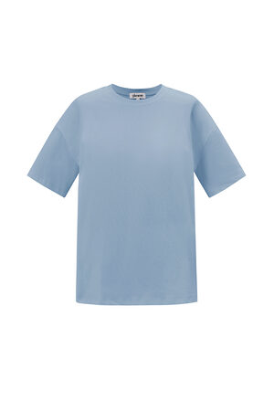 Baumwolle Gestrickte Damen T-Shirt Casual Einfarbig h5 Bild8