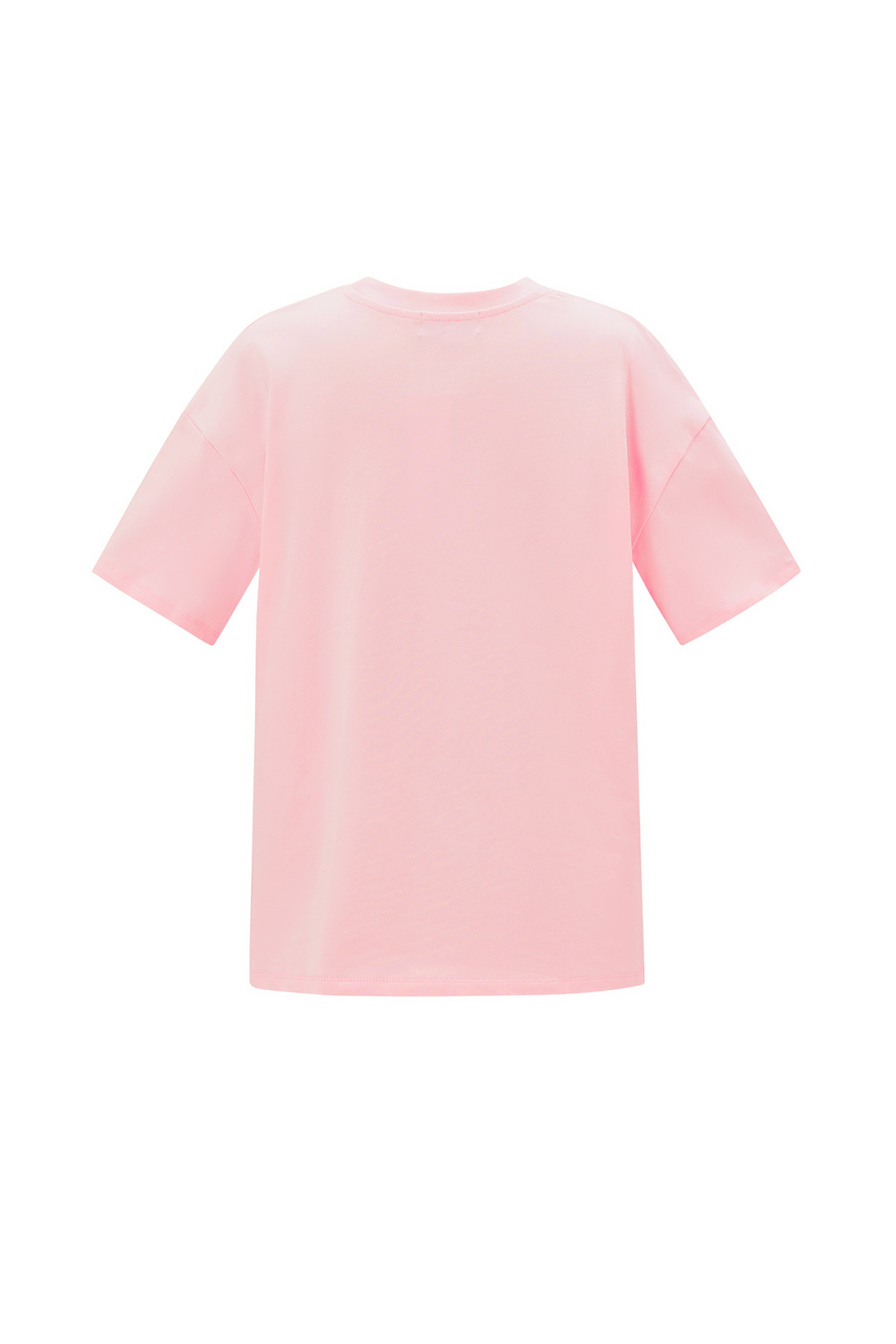 Cotton Knitted Women's T-Shirt Casual Solid Color Picture3