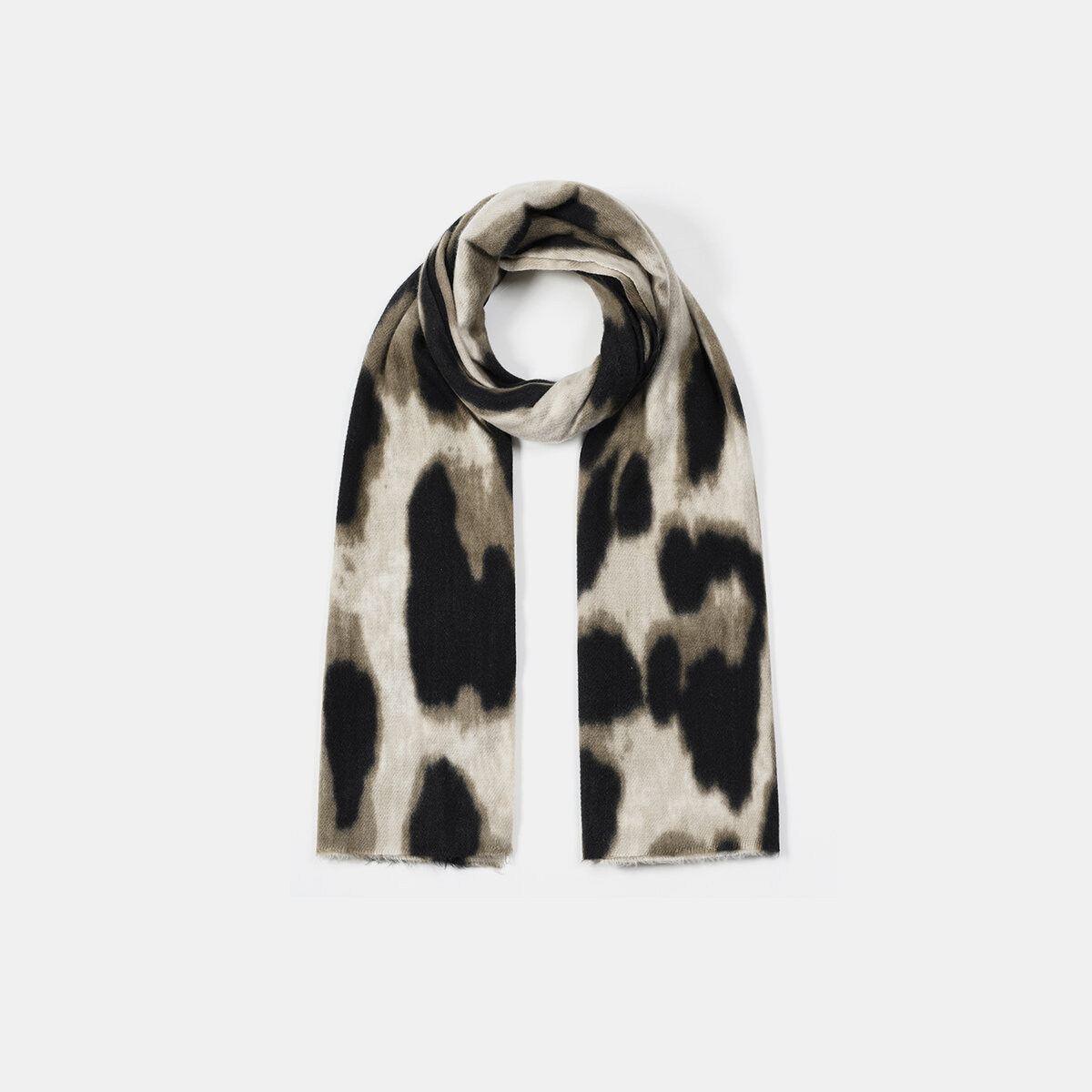 1 Piece Retro Leopard Print Women's Winter Scarf