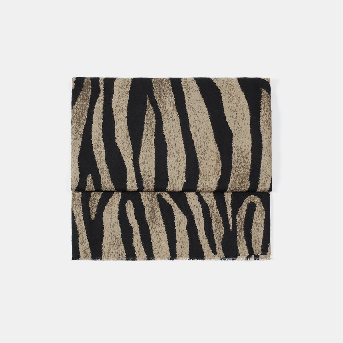 1 Piece Retro Zebra Stripes Winter Scarf Picture2