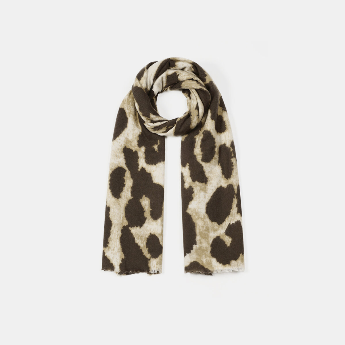 1 Piece Retro Leopard Print Women's Winter Scarf
