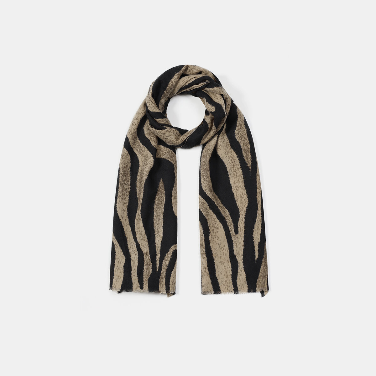 1 Piece Retro Zebra Stripes Winter Scarf