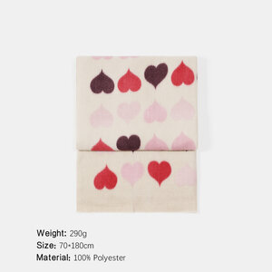 1 Piece Sweet Heart Women's Winter Scarf h5 Picture5