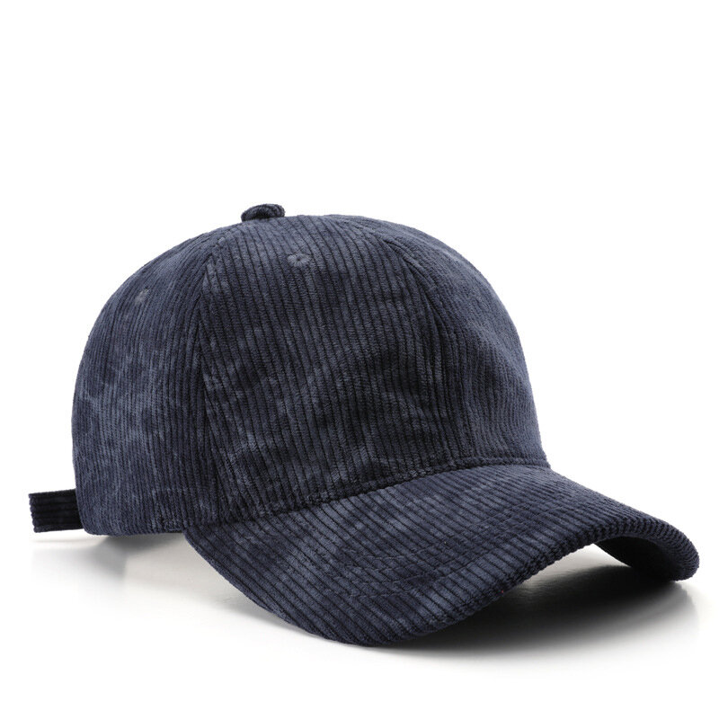 1 Piece Casual Gradient Color Corduroy Baseball Cap
