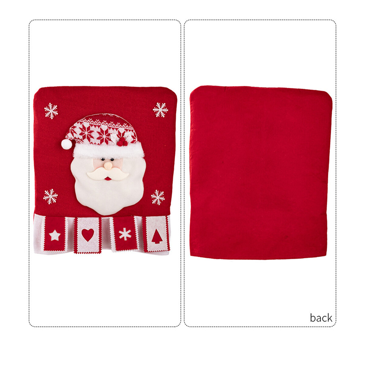 1 stuk kerstdecoratieve stoelhoes h5 Afbeelding6