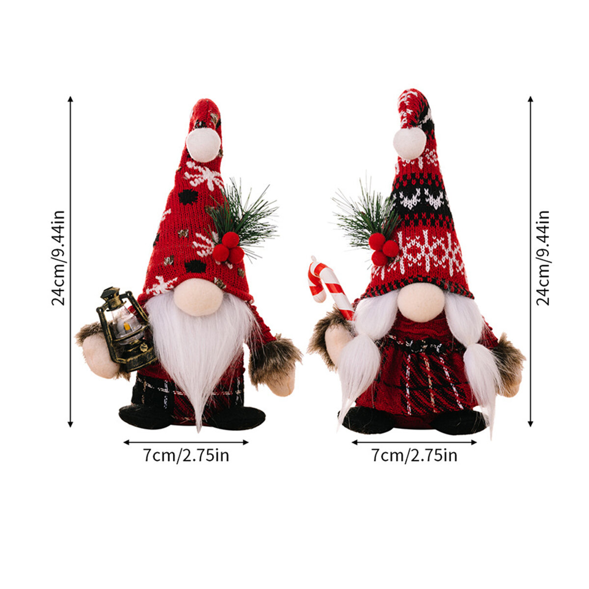 1 stuk kerstdecoratieve pop h5 Afbeelding4