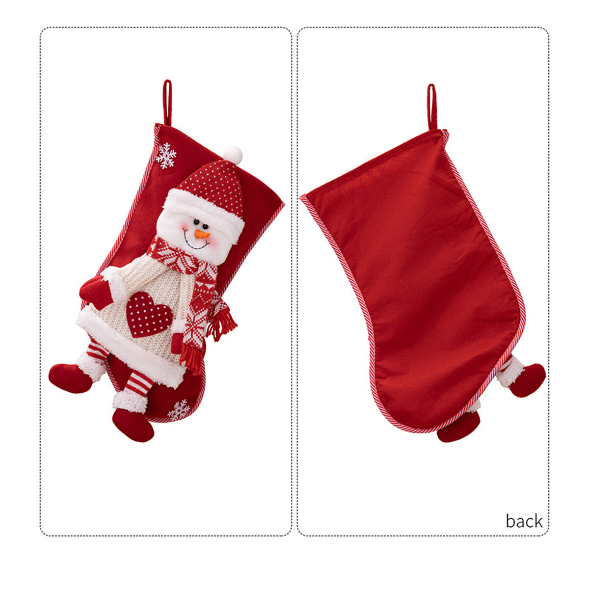 1 Stück süßer dekorativer Weihnachtsstrumpf h5 Bild6