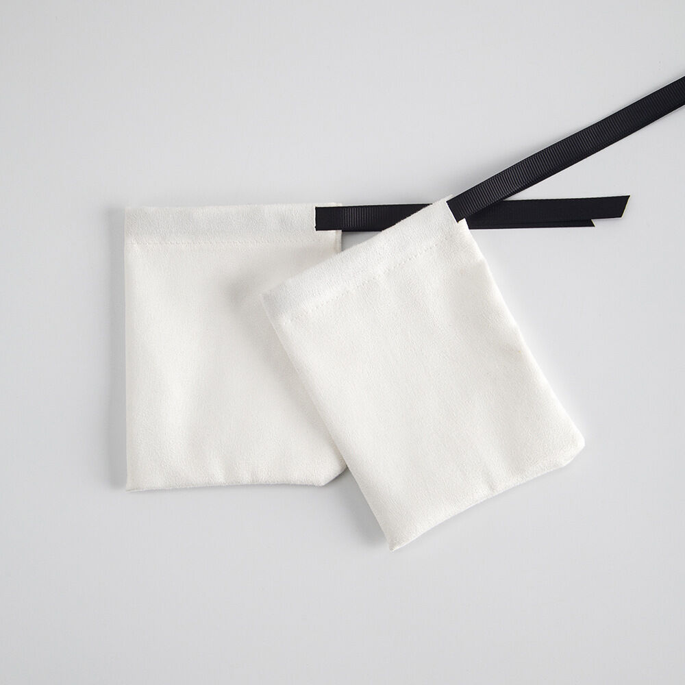 1 Piece Solid Color Cotton Jewelry Bag h5 Picture3