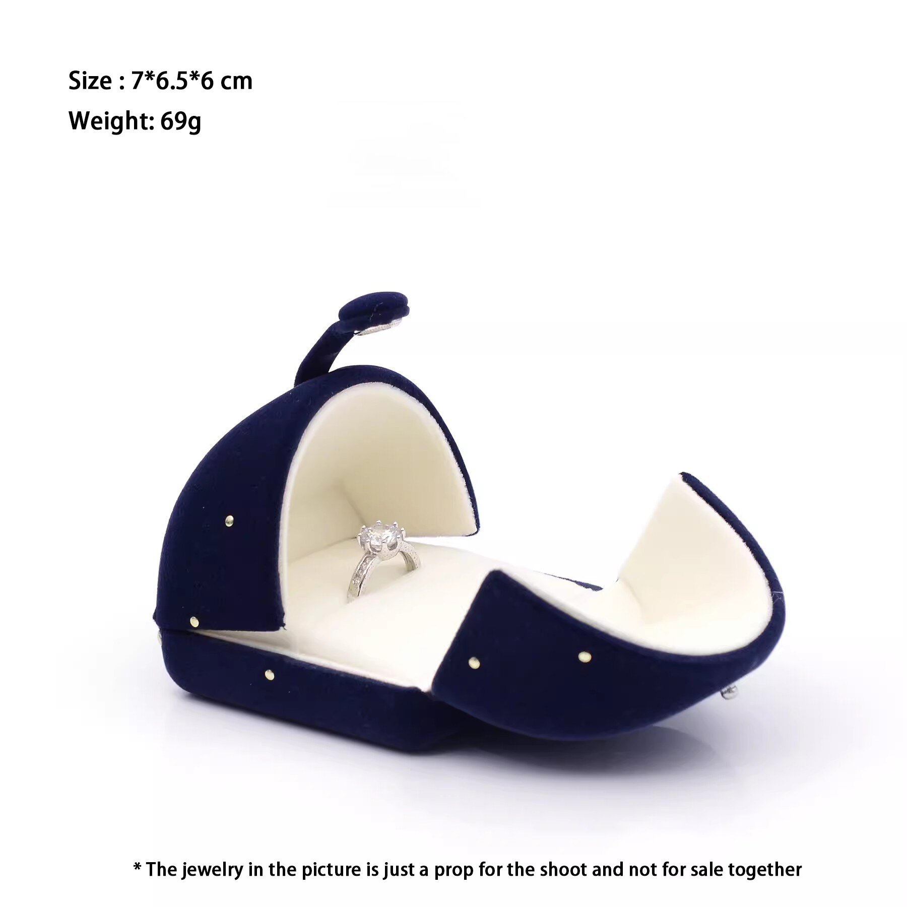 Royal Blue/Single Ring Box