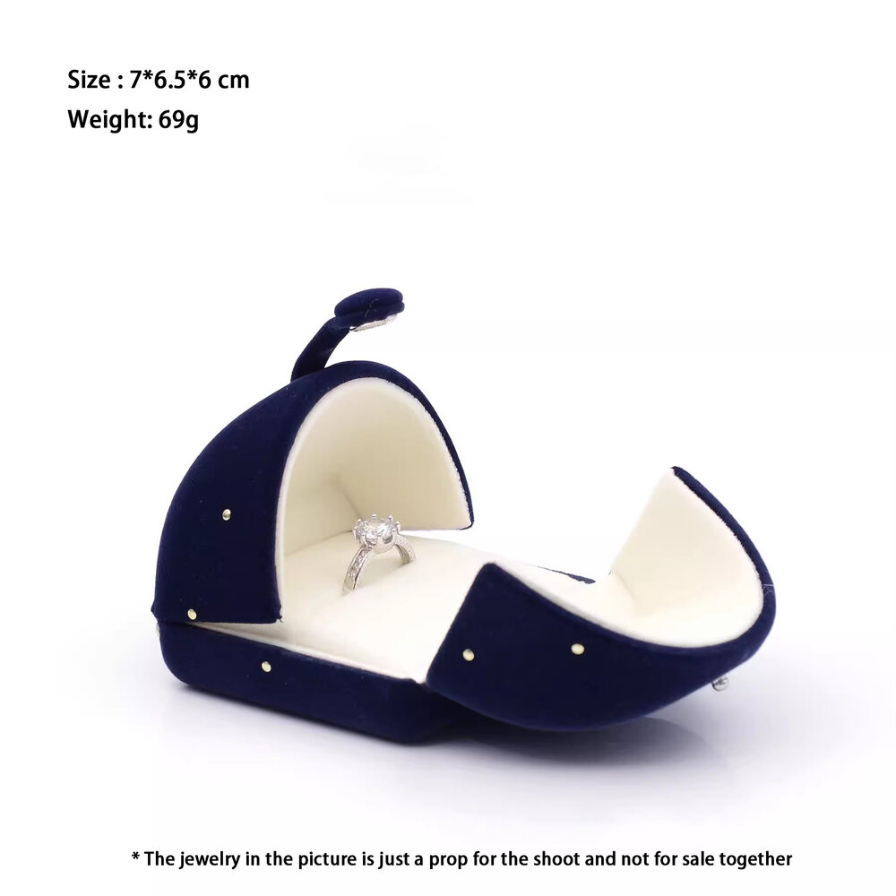 Solid Color Velvet Jewelry Boxes