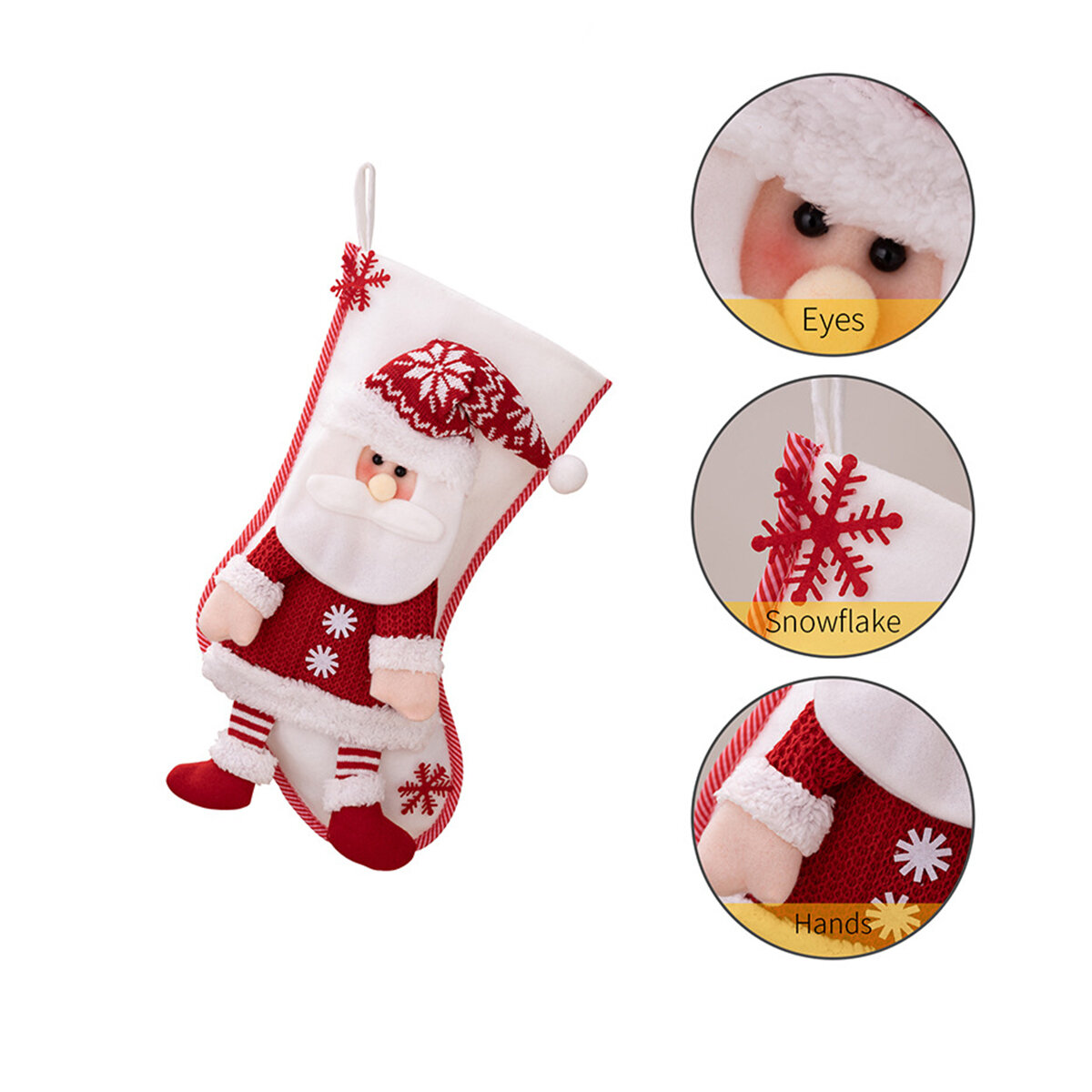 1 Stück süßer dekorativer Weihnachtsstrumpf h5 Bild5