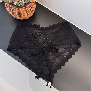 1 Piece Romantic Flower Lace Bandana h5 Picture5