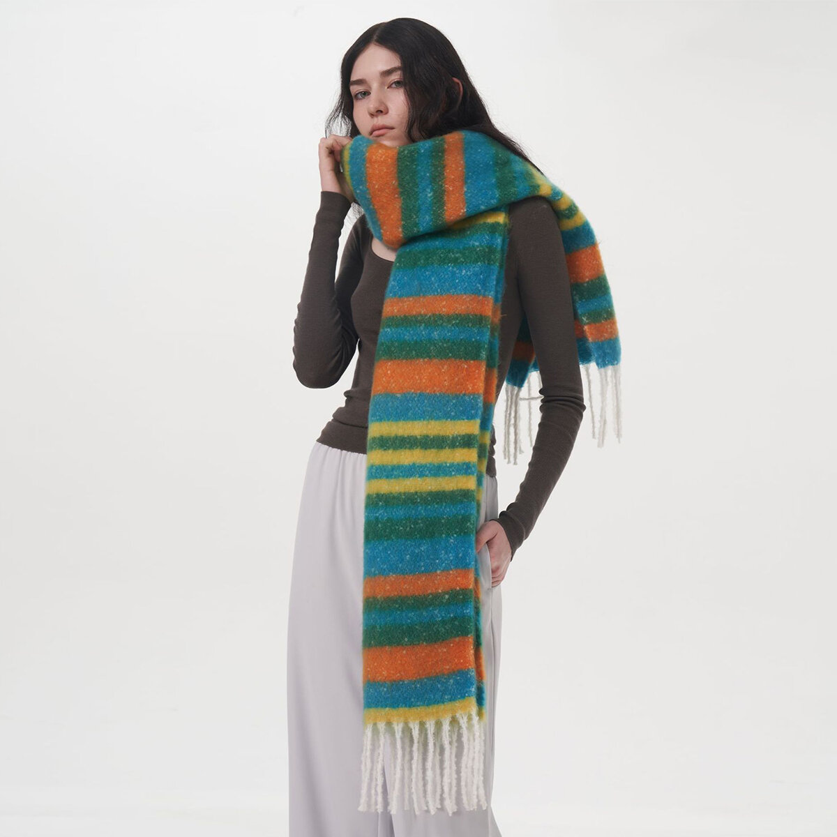 Écharpe d'hiver pour femme, 1 pièce 2