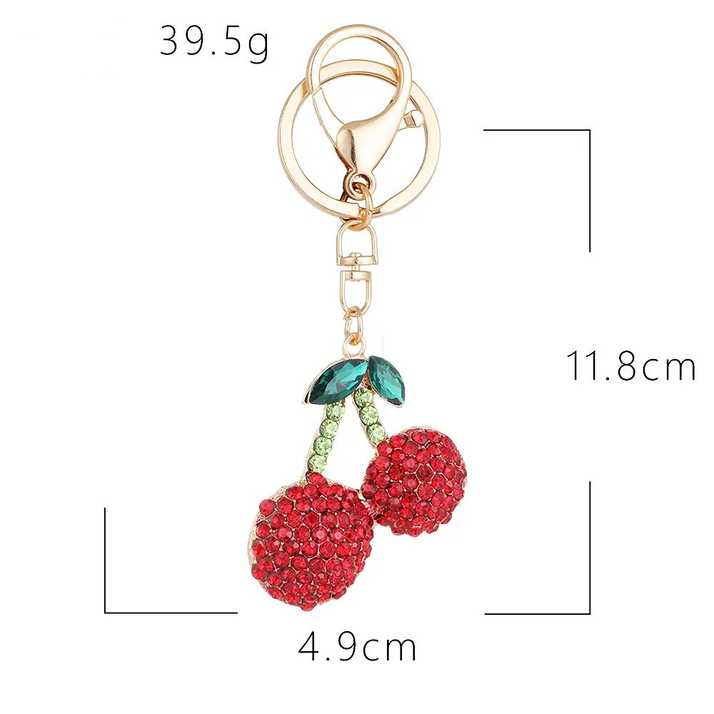 1 Piece Cherry Alloy Keychain h5Picture2
